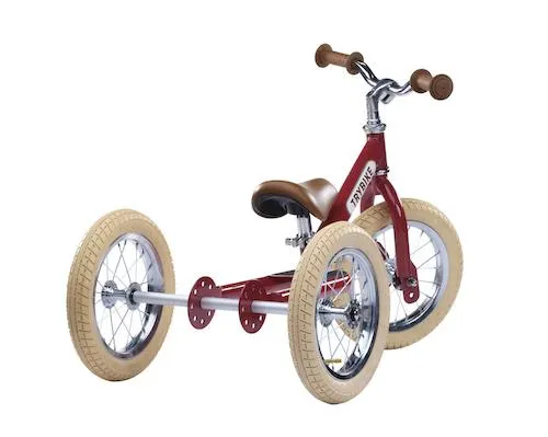 Trybike 2-in-1 Trike & Balance Bike - Red