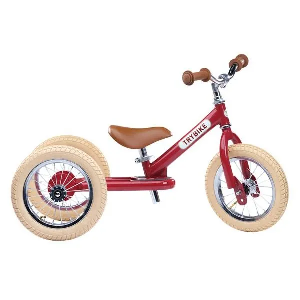 Trybike 2-in-1 Trike & Balance Bike - Red