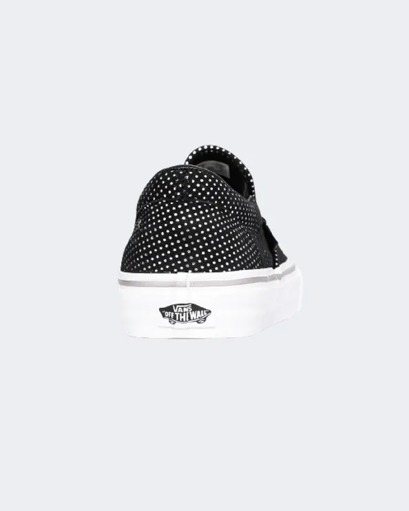 Vans Classic Slip-On Metallic Dots Women Lifestyle Shoes Black/Silver