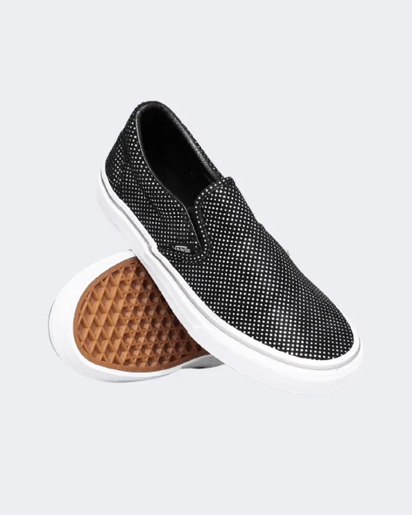 Vans Classic Slip-On Metallic Dots Women Lifestyle Shoes Black/Silver