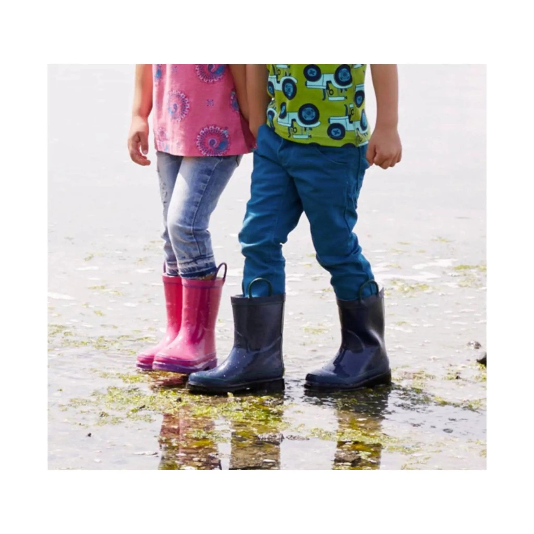 Western Chief Kids' Firechief 2 Rain Boot - Navy