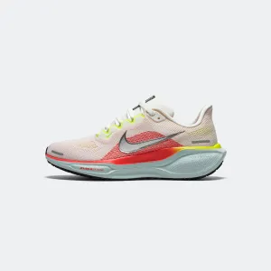 Womens Air Zoom Pegasus 41 - Summit White/Chrome-Bright Crimson