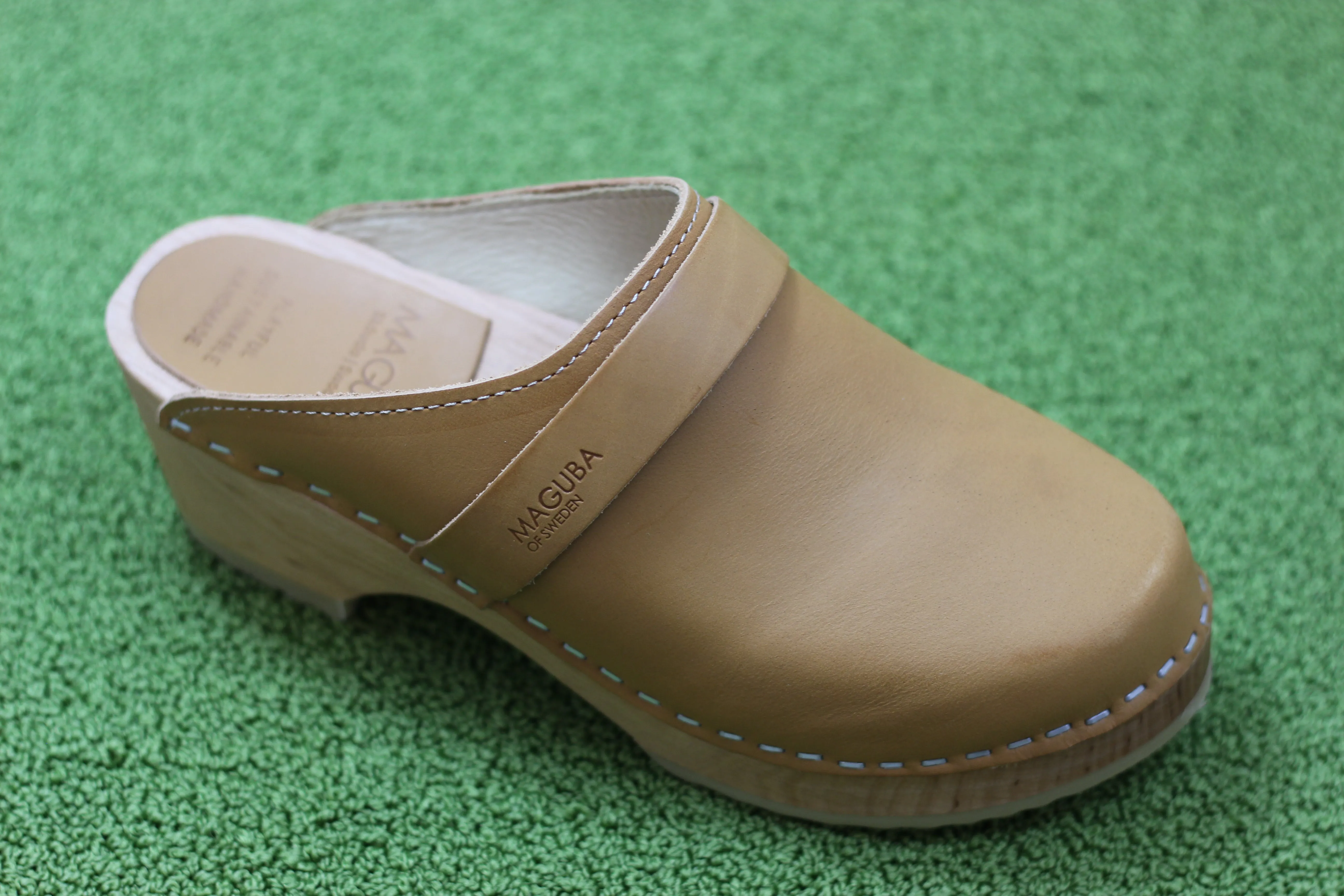 Women's Berkeley Clog - Natural Leather