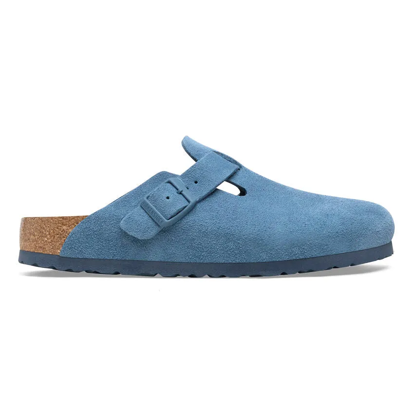 Women's Birkenstock Boston Soft Footbed 1027711B Color: Elemental Blue