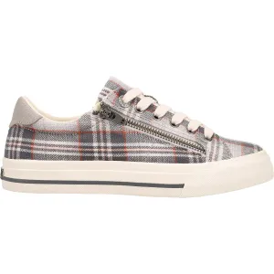 Women's Taos Z Soul Grey Plaid Vintage Canvas