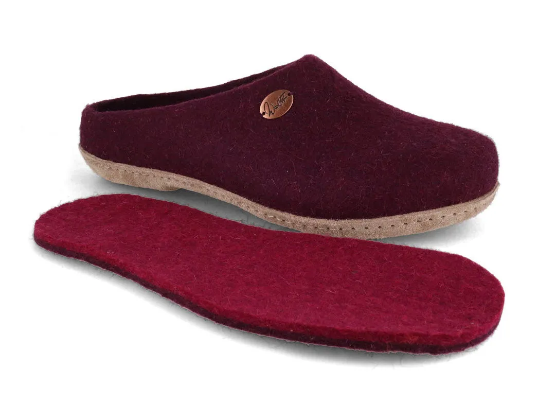 WoolFit® handmade Felt Slippers | Classic, purple