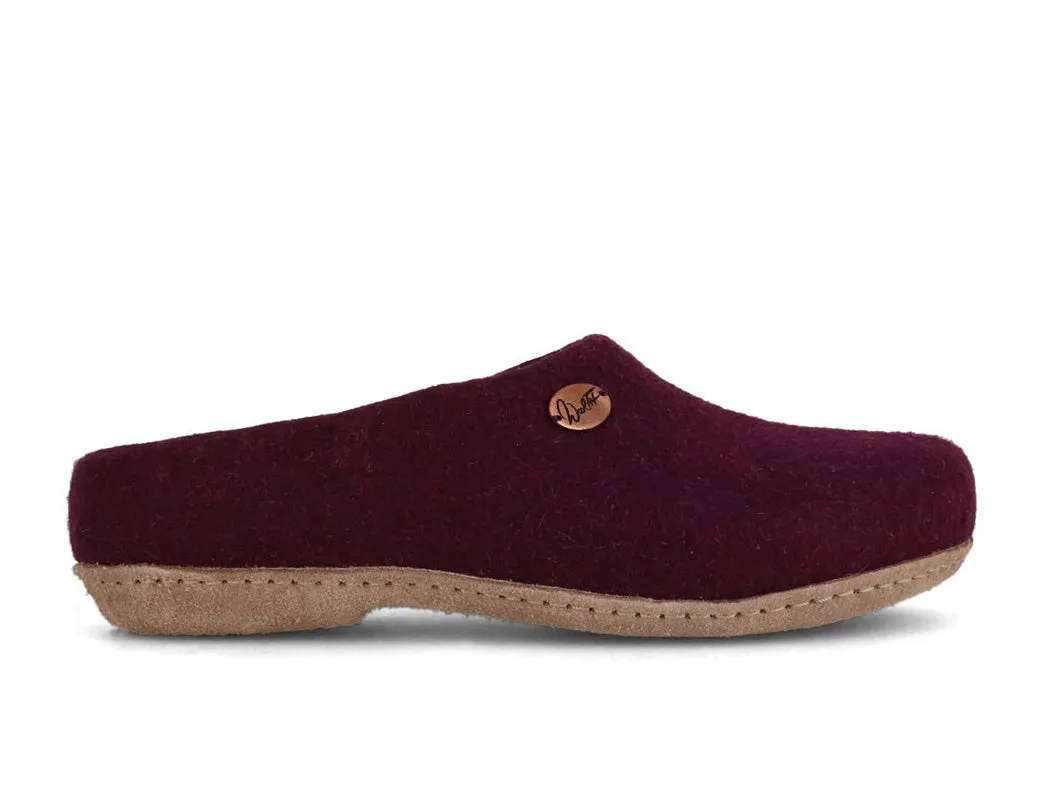 WoolFit® handmade Felt Slippers | Classic, purple