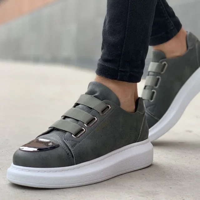 xiangtuibao  Chekich Men's Shoes Anthracite Color Elastic Band Closure Non Leather Spring & Fall Seasons Slip On Wear Flexible  Fashion Office Orthopedic Sneakers Comfortable Unisex Lightweight Wedding Gray Breathable CH251 V1